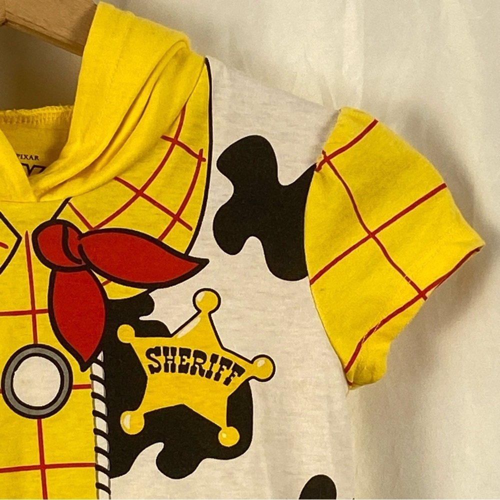 Disney Pixar Toy Story 6/6X Girl Yellow and Blue Sheriff Dress Costume - Picture 5 of 16
